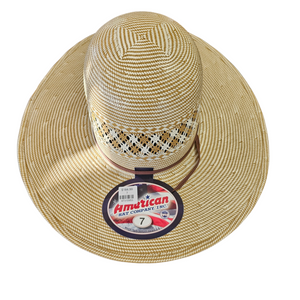 American Hat Co. Straw Hat - #1044 OPEN CROWN