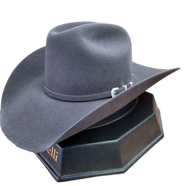 steel felt cowboy hat