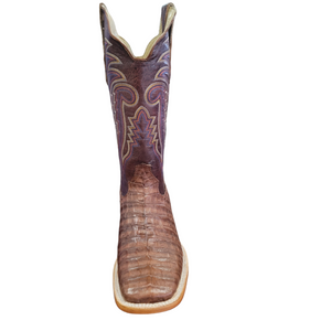 Men's Antique Cognac Caiman Belly Boot