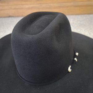 Serratelli 6X Black Felt Hat - S4 Profile