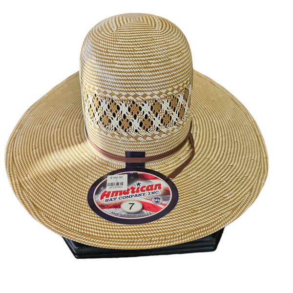 American Hat Co. Straw Hat - #1044 OPEN CROWN - Connolly Saddlery