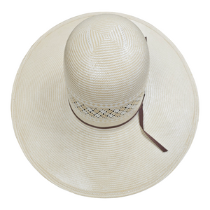 American Hat Co. Straw Hat - #1022 - Open Crown - 4 1/2" Brim