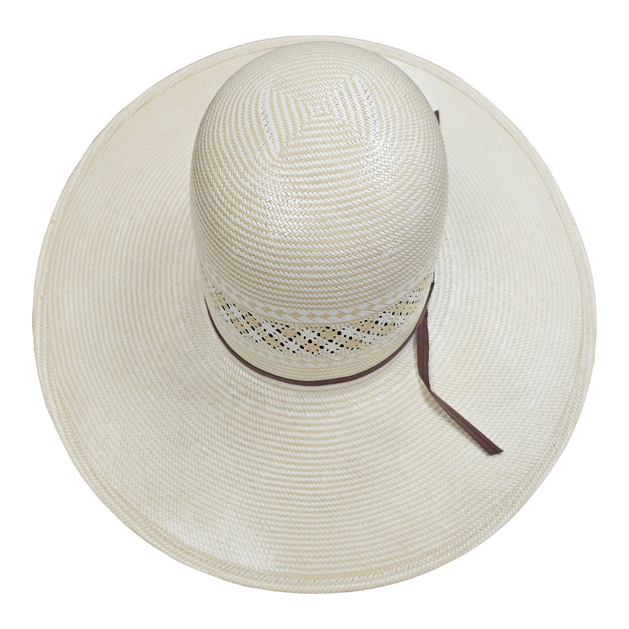 American Hat Co. Straw Hat - #1022 Open Crown