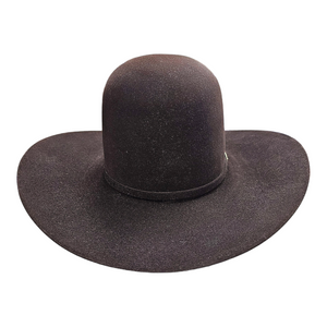 American Hat Co. - 40X Black Cherry Felt Cowboy Hat - Open Crown - 4 1/4" Brim