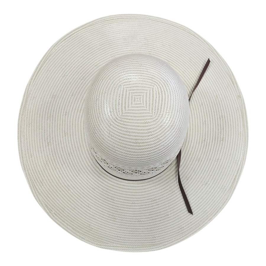 AMERICAN HAT CO. STRAW HAT - #1011 - OPEN CROWN - 4 1/4" Brim