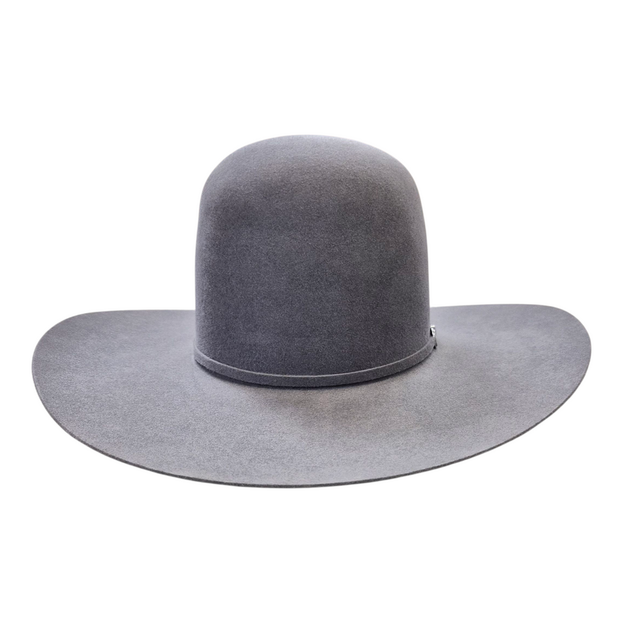 Rodeo King 7X Felt Hat – Slate – Open Crown – 4 1/4" Brim
