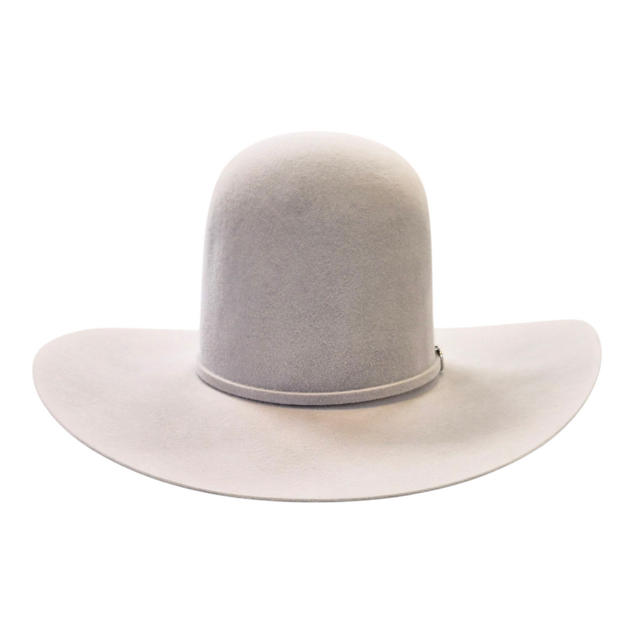 Rodeo King 7X Felt Hat – Silver Belly – Open Crown – 4 1/4" Brim