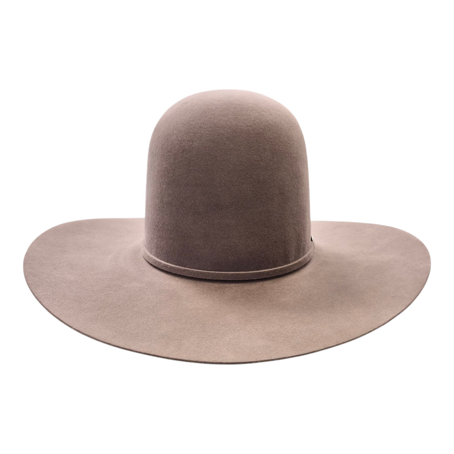 Rodeo King 10X Felt Hat – Tan Belly – Open Crown – 4 1/4" Brim