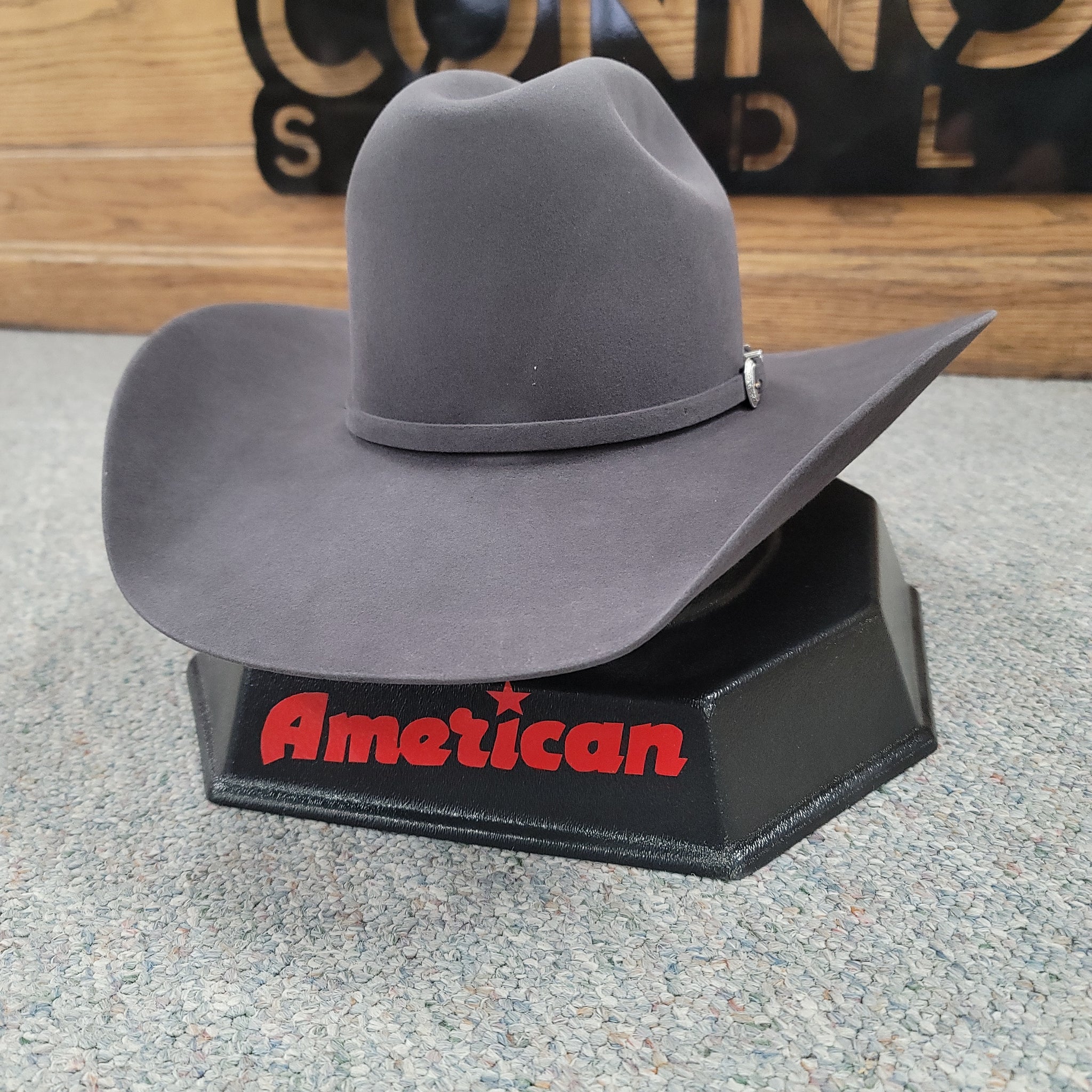 American Hat Co. - 7X Steel Felt Cowboy Hat - 4 1/2 Brim 6 3/4 / Minnik Crown