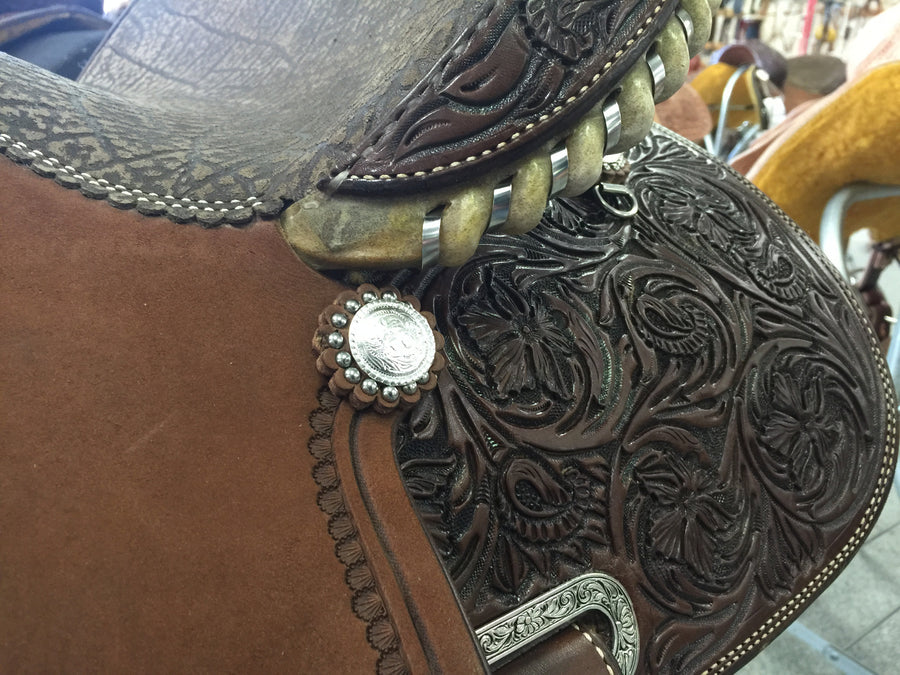 Barrel saddle, Connolly, Saddlery, Herman Oak