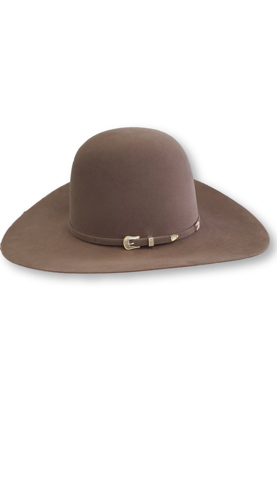 American Hat Co. - 10X Pecan Felt Cowboy Hat - Open Crown