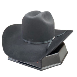 American Hat Co. - 6X Black Felt Cowboy Hat - 4 1/4" Brim