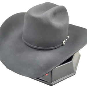 American Hat Company 6X Black Felt Cowboy Hat - Connolly Saddlery