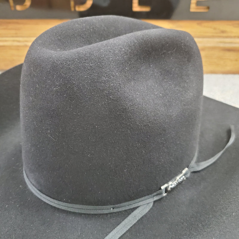 Premium 6X Black Felt Cowboy Hat