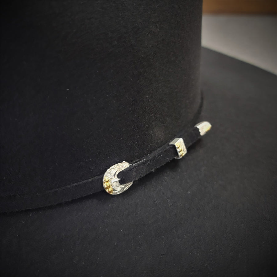 Serratelli 6X Black Felt Hat - S4 Profile