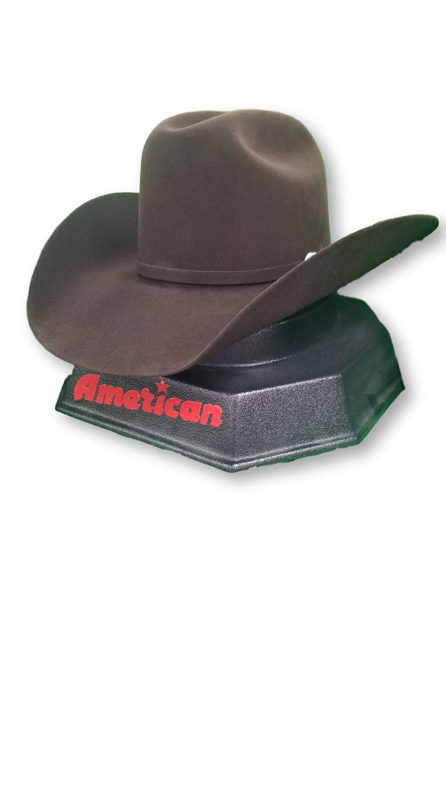 American Hat Co. - 7X Chocolate Felt Cowboy Hat - 4 1/4" Brim
