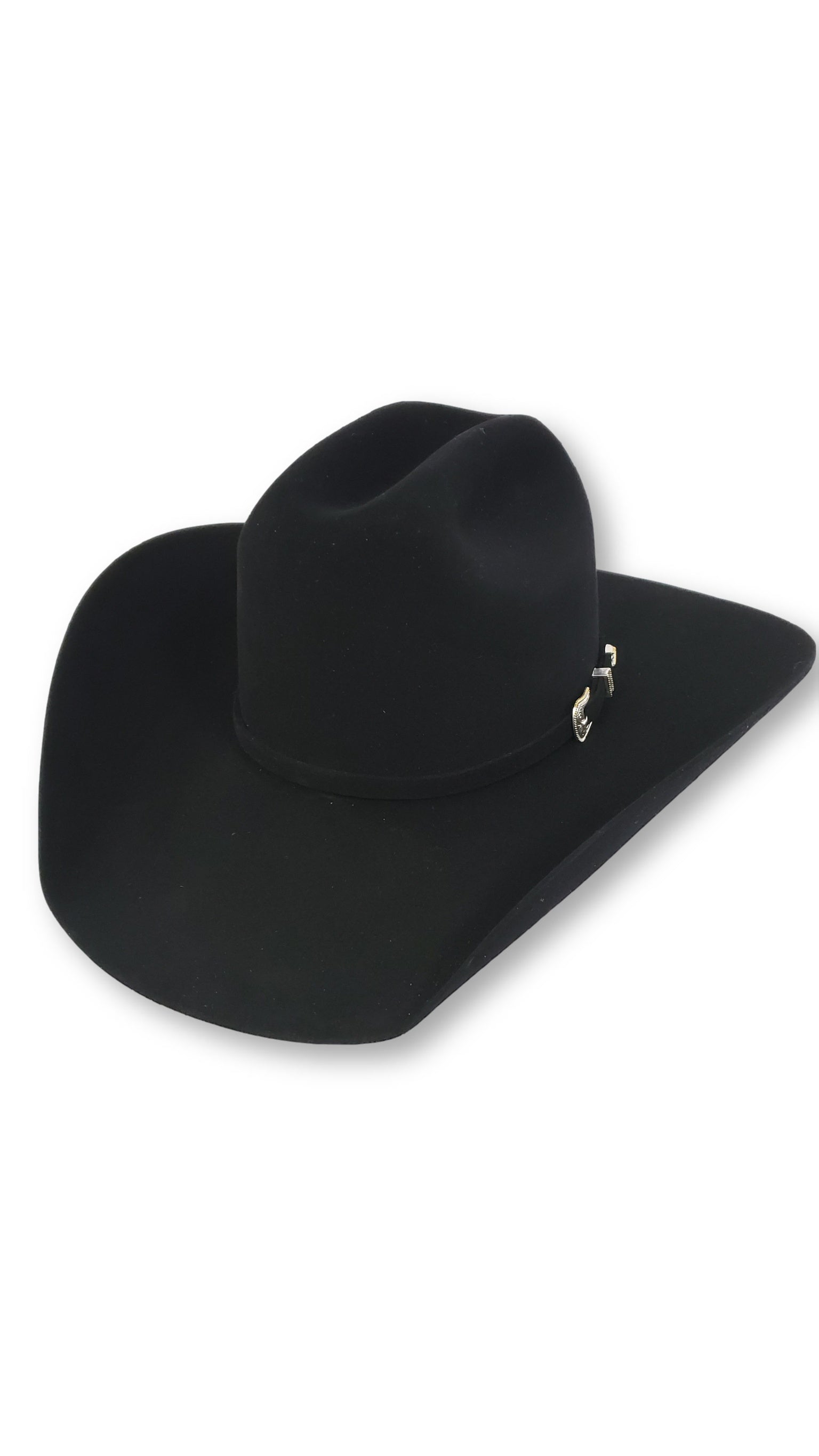 American Hat Co. - 10x Black Felt Cowboy Hat - 4 1/4 Brim 6 3/4 / Minnick Crown