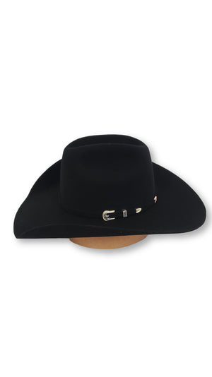 American Hat Co. - 10X Black Felt Cowboy Hat - 4 1/4" Brim