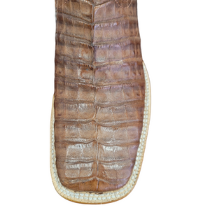 Men's Antique Cognac Caiman Belly Boot