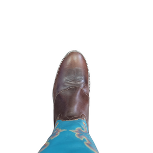 Honcho Chocolate Horse Butt w/ Teal # 6072Z