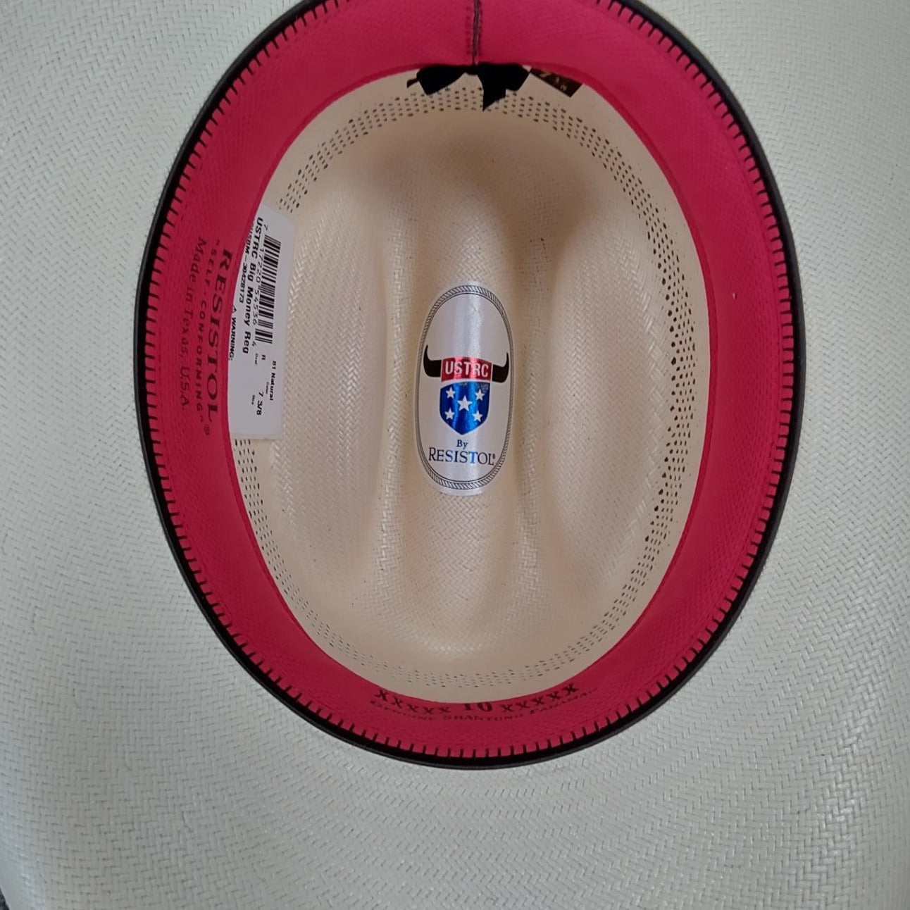 Resistol Straw Hat USTRC Big Money