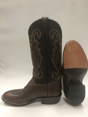 USA HONCHO BOOTS Ranch 8900 Men 8 D Brown Leather Western Horse Cowboy Boots